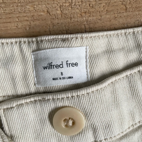 Aritzia Wilfred Free Modern Cargo Pants Size 8 Beige - Picture 2 of 13